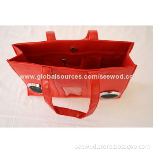 Fashionable bag with speaker